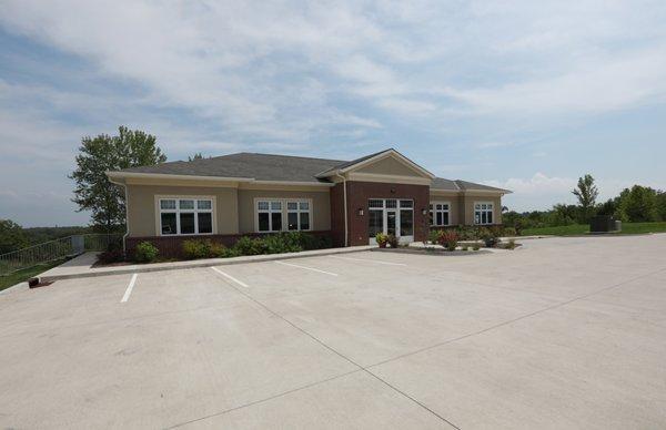 Front elevation of PWArchitects, Inc. in Columbia, Missouri.