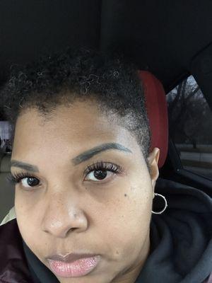 Hybrid mink lash set