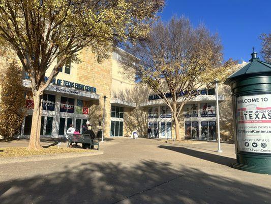 Front entrance (pictured on the right)