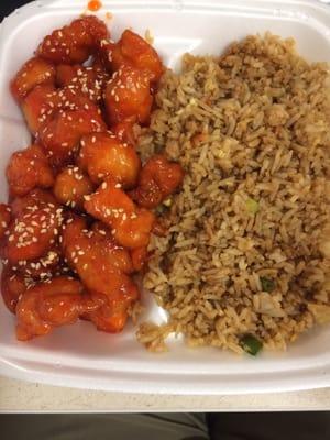Sesame chicken $5.00