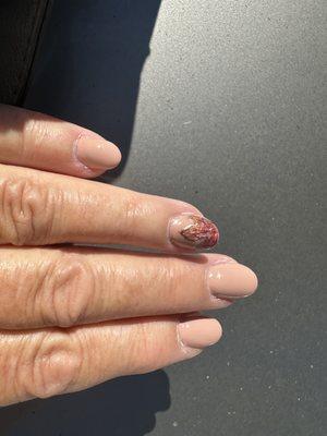 Autumn leaf. Kim is a terrific artist.