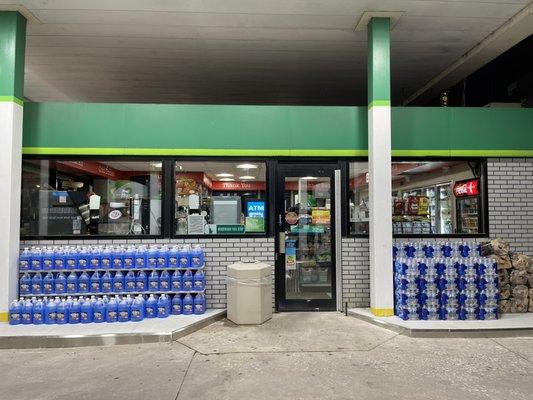 Washer fluid & cases of water