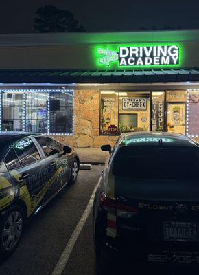 outside of business night