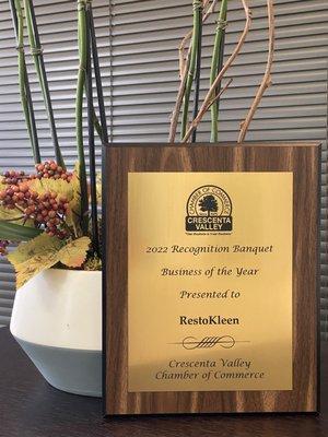 2022 Business of the Year Award Winner