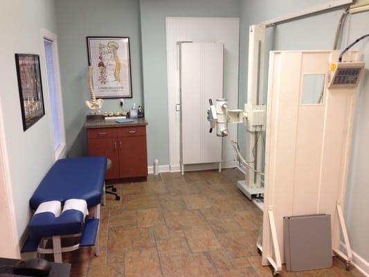 Our exam room with digital x-ray equipment