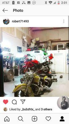 New shop look by blackout cycles