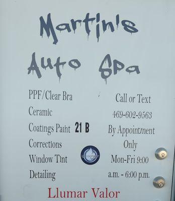 Martin's Auto Spa