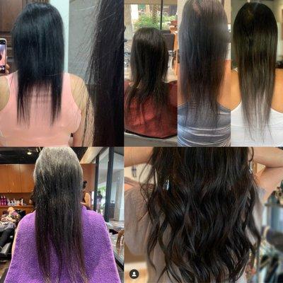 Ibe extensions. Covet and mane hair.