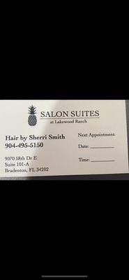 Hair by Sherri Smith