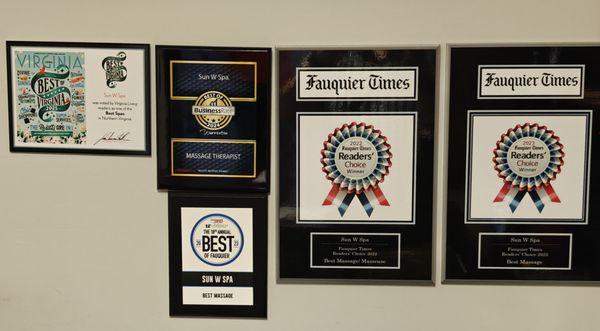 Visit us for a relaxing massage at Sun W Spa in Warrenton, VA.