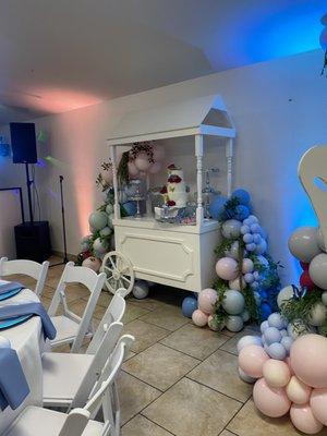 Dessert cart/decore