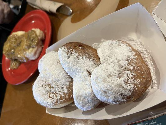Heart shaped Beignets