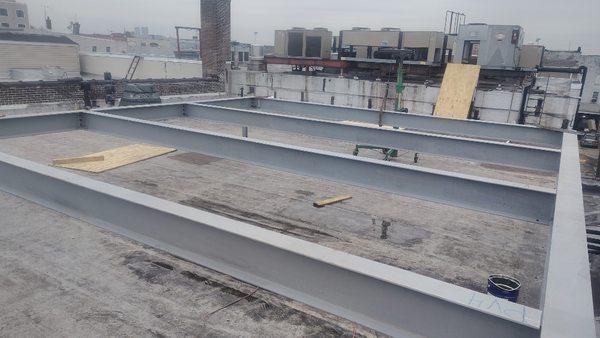 Extructura en el roof