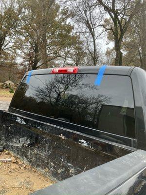 Back glass replacement