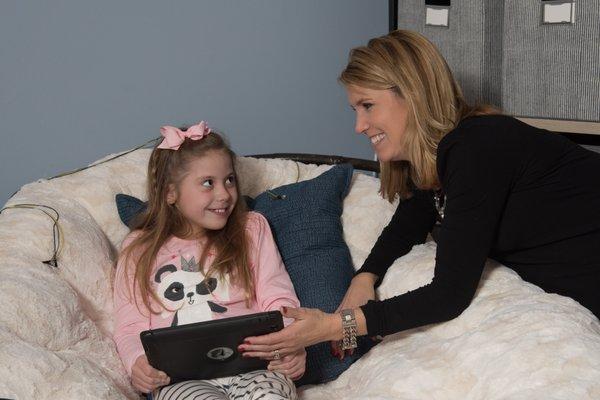 We see children, teens and adults.