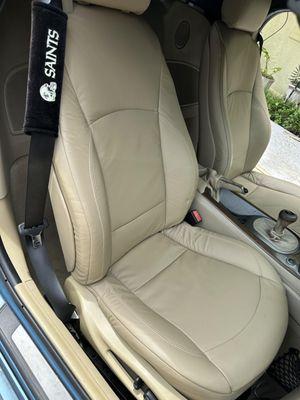 20 year old BMW Z4 roadster with worn out leather seats. NOT ANYMORE! Awesome craftsman ship and attention to detail... just like factory --