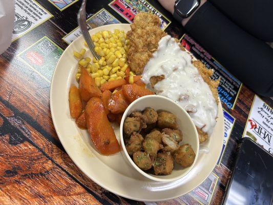 Chicken fried chicken