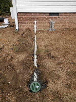 Sump Pump discharge Out