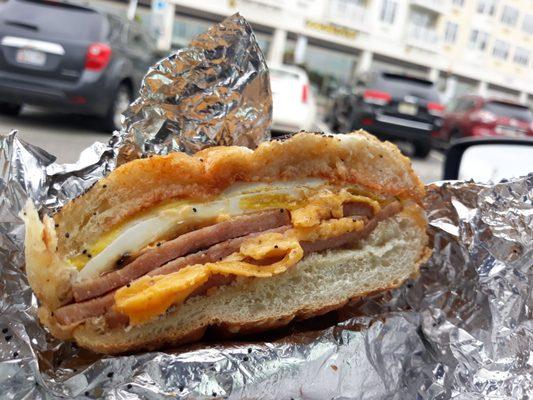 Pork Roll Egg & Cheese Sandwich