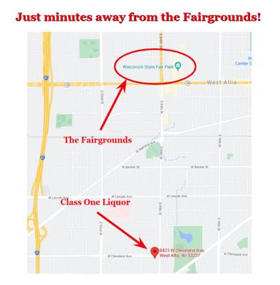 Just minutes away from the Fairgrounds