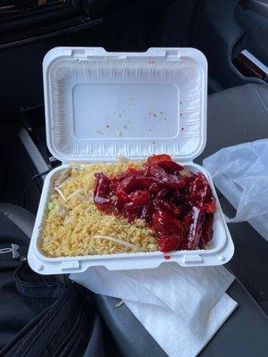 4. Boneless Spare Ribs Combo Platter