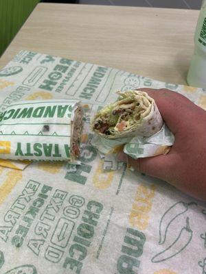 Honey Mustard Chicken Wrap #45