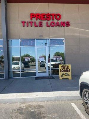 Prescott Valley storefront at Glassford Hill Marketplace