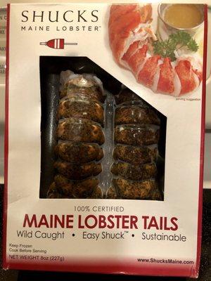 Maine Lobster Tails (sold at Longs/CVS in Hawaii) - VN