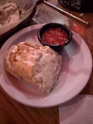 Cheese stuffed bread