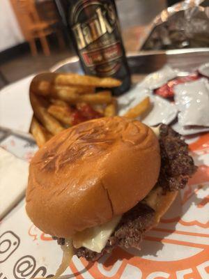 Another A+ burger at my weekly visit to Cousins!