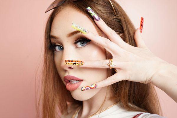 Nail photo shoot, nails by our very own, Nyla Cannon.