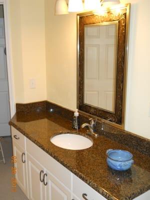 tropical brown granite countertops, lake city, fl