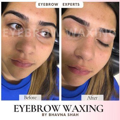 Eyebrow waxing