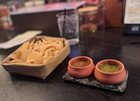 Super cool chips bag and amazing salsa
