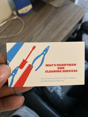 Macs Handyman & Cleaning Services