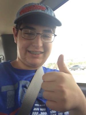 My son lost his glasses while on vacation on 8/4 and on 8/5 he had a new pair of glasses- thanks to Kathy at 20/20 !!