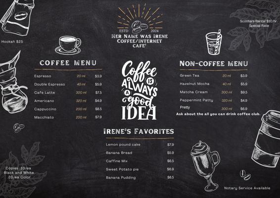 Her Name Was Irene Coffee & Internet Cafe’