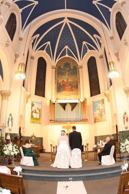 beautiful scene for a wedding. December 5th, 2008.