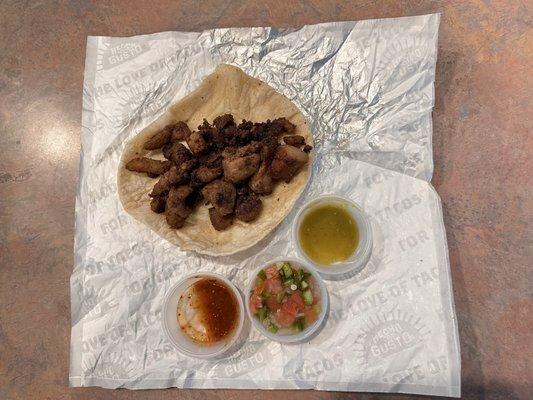 Carnitas taco $6.38. 1.14.2025