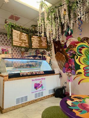 Ice cream freezer case