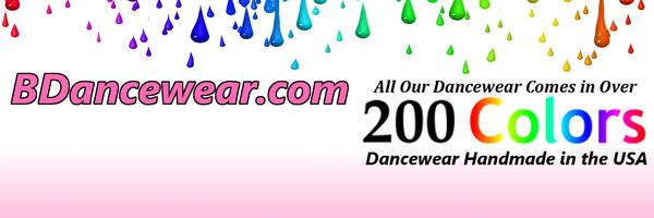 All our dancewear comes in over 200+ color and of course its made right here in the USA!