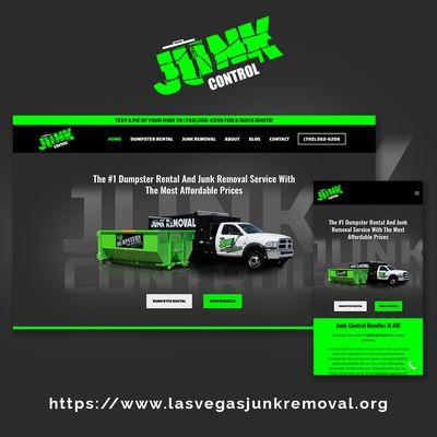 Junk Control Las Vegas, Website Design and Development
