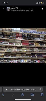 They all the cigars you need. Anything and everything.