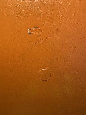 holes on walls that are not being repaired it's by previous people the manager might think that I did those damages when I didn't
