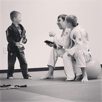 Here are my boys with their beloved professor. He truly is amazing.