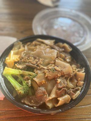 Pad See Ew with beef.