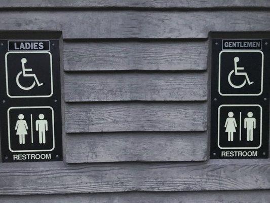 Gender-specific, attire-neutral toilets