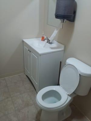 Clean bathroom