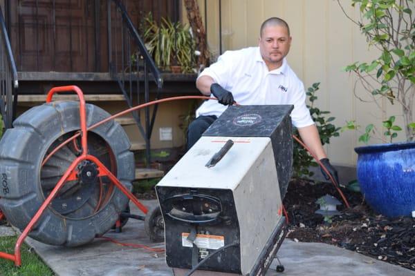 free camera inspection with rooter service.