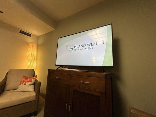 Financial projections using this computer screen